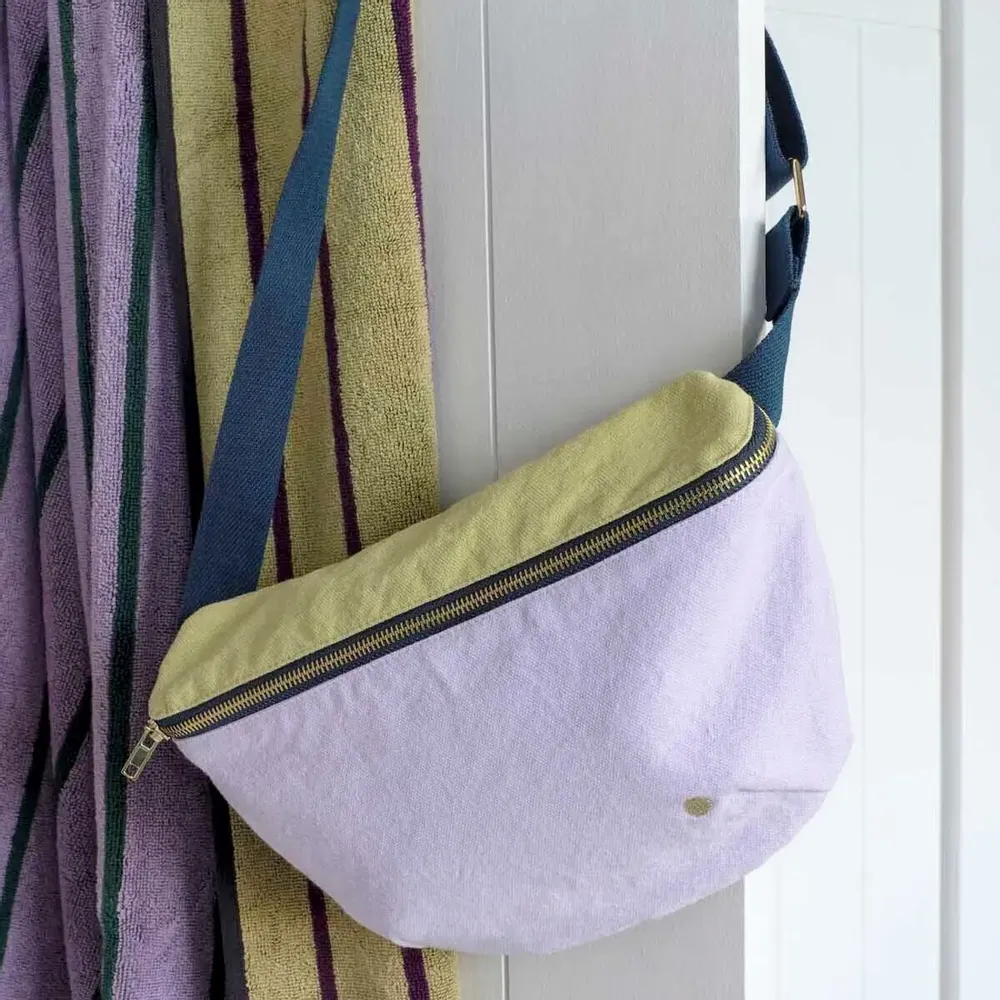 Bags and totes - Bum Bag Tricolo Lilas 19 X 28 - LA CERISE SUR LE GATEAU