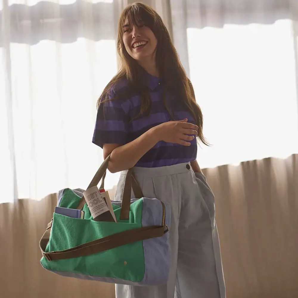 Sacs et cabas - Sac voyage Tricolo Détox bluetiful 30 x 42 x 20 - LA CERISE SUR LE GATEAU