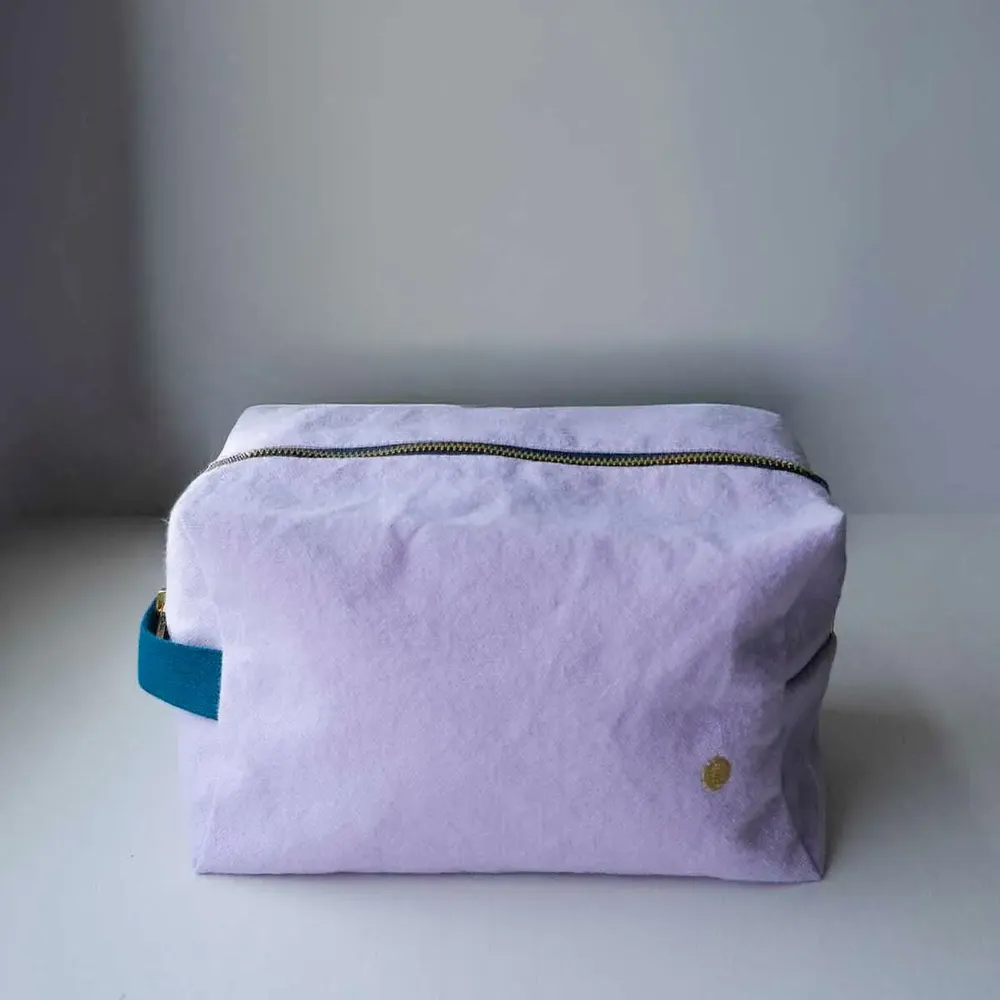 Clutches - Cube Toiletry Bag Iona Lilas 14 X 22 X 11 - LA CERISE SUR LE GATEAU
