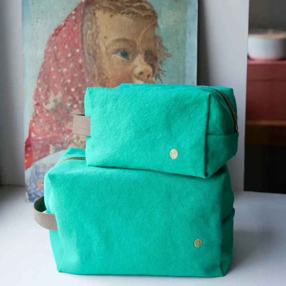 Pochettes - Trousse cube Iona Détox 10 x 16 x 10 - LA CERISE SUR LE GATEAU