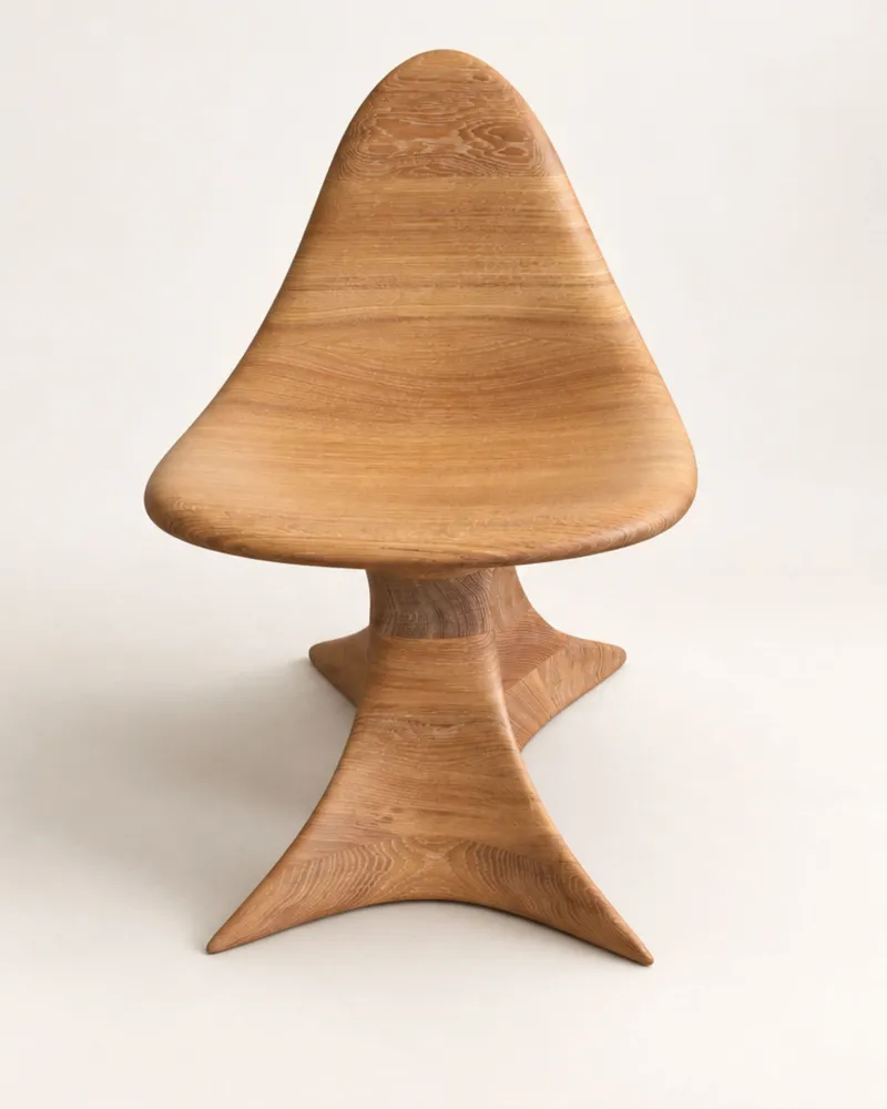 Chaises - Aphrodite Gen. II | Fauteuil Premium Sculpté | Chêne Européen Massif - NEXART