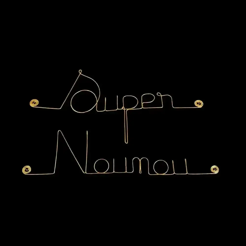 Cadeaux - Cadeau de fin d'année scolaire "Super nounou" - Décoration Laiton - BIJOUX DE MUR