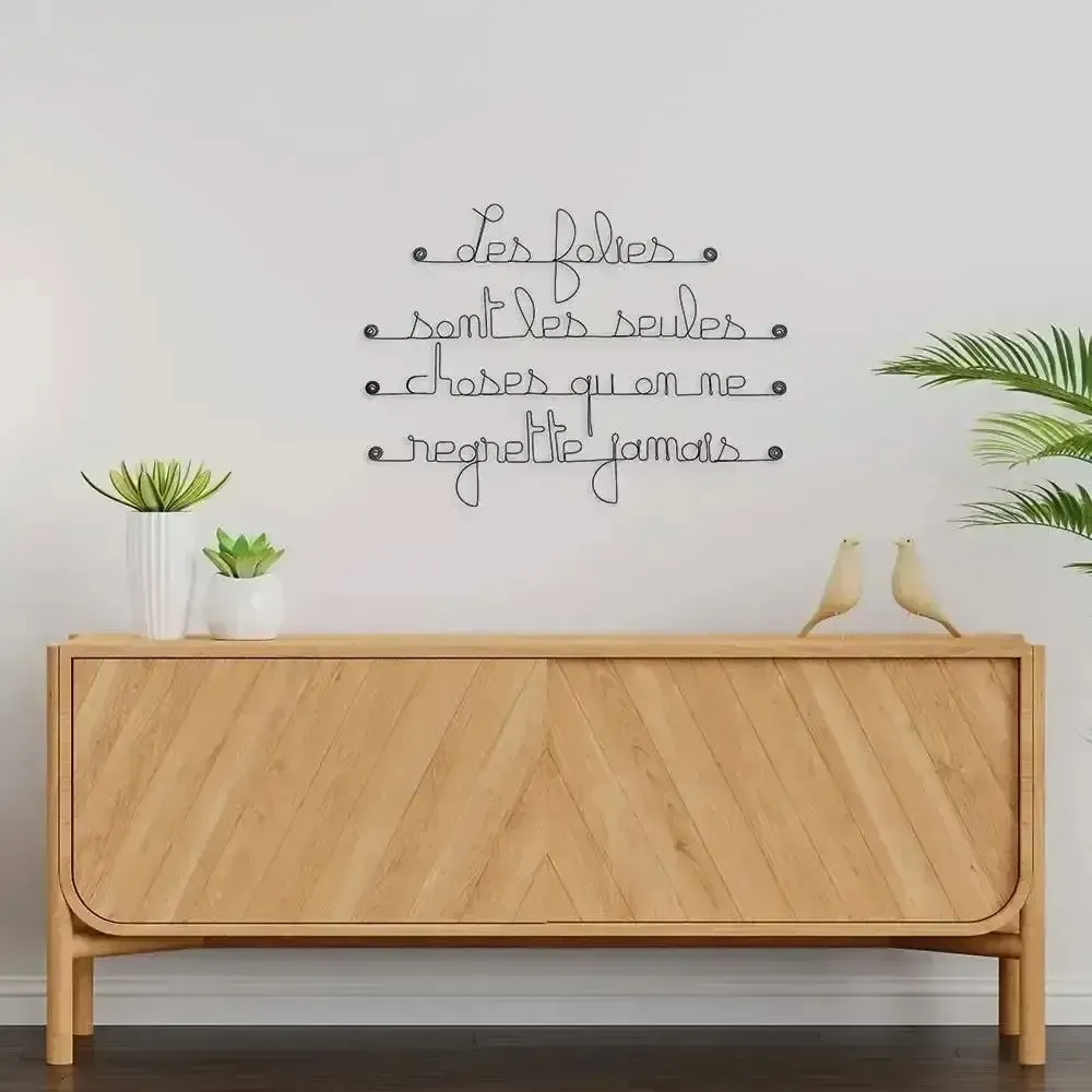 Other wall decoration - Oscar Wilde Metal Quote - Wall Decor - BIJOUX DE MUR