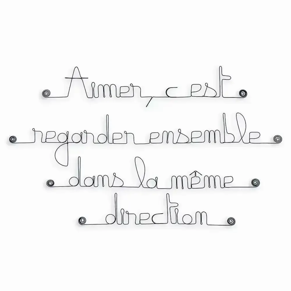 Other wall decoration - Love Wall Quote for Couple - BIJOUX DE MUR