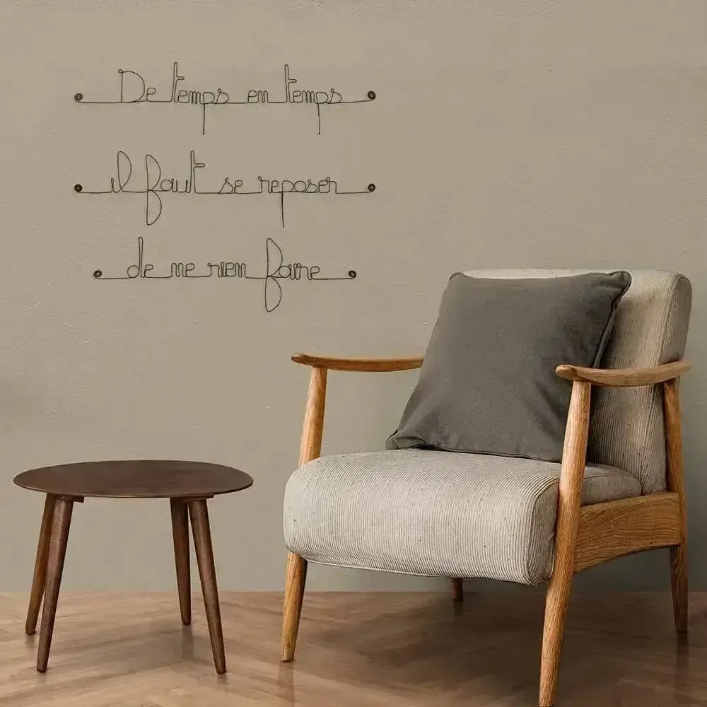 Other wall decoration - Decor: From time to time you have to rest from doing nothing. - BIJOUX DE MUR