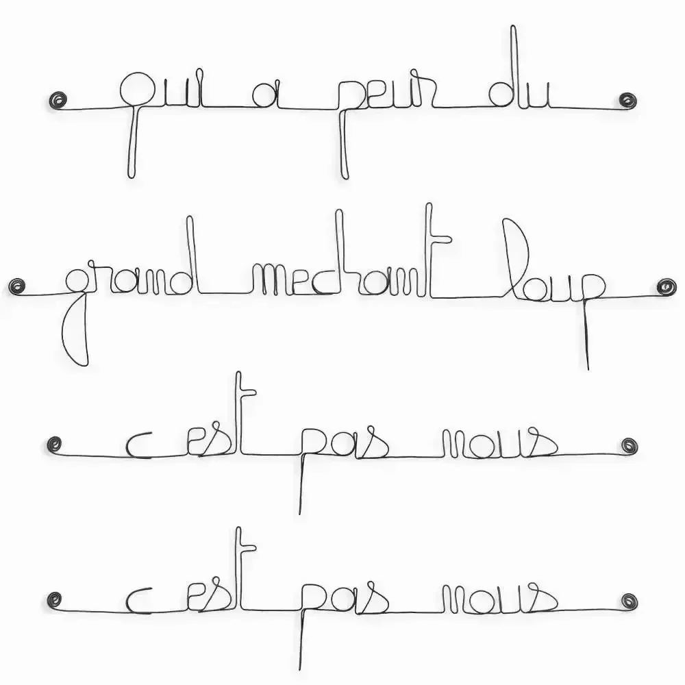 Children's decorative items - Metal Nursery Rhyme Wall Decor for Children - BIJOUX DE MUR