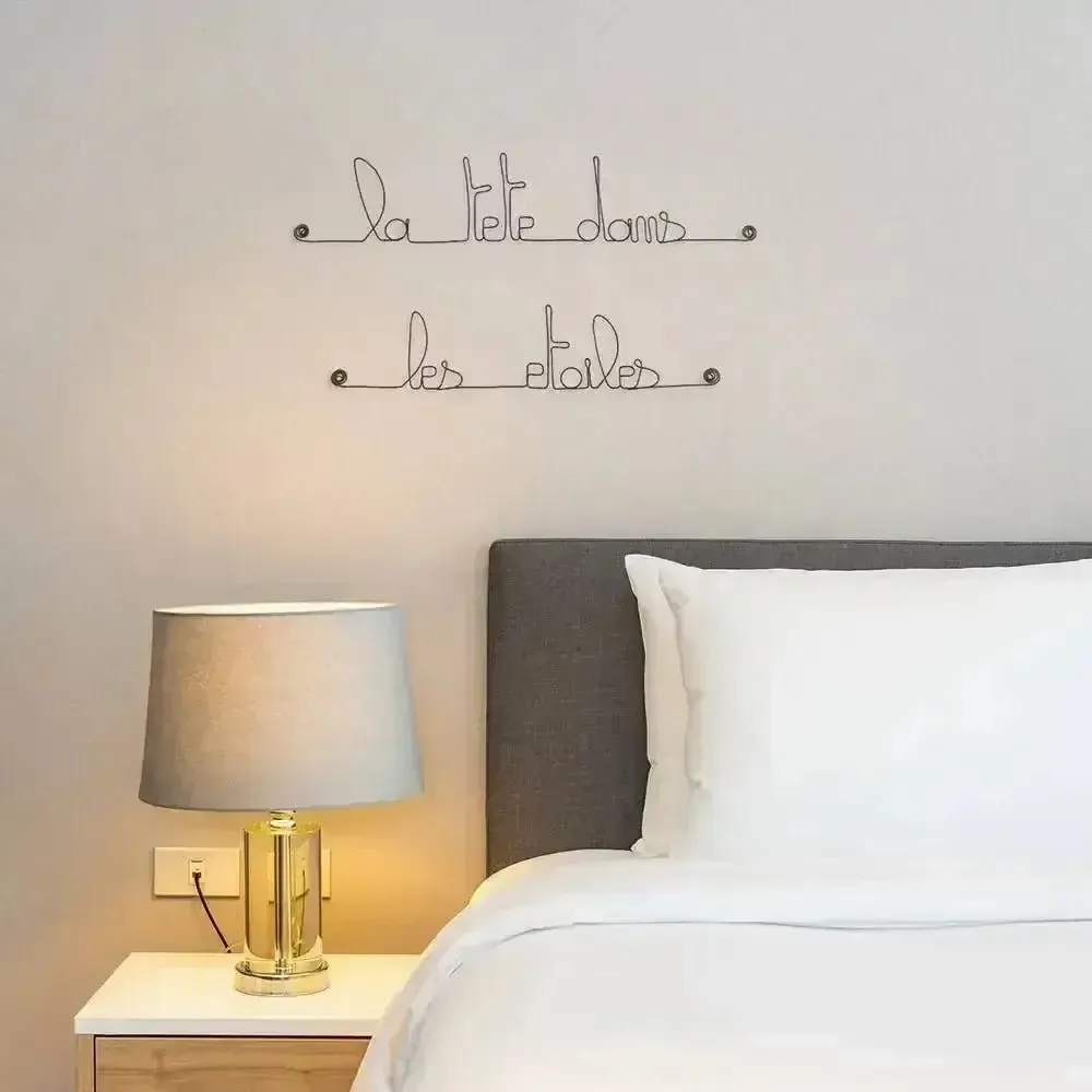 Objets déco enfant - Décoration Murale Chambre Enfant " La tête dans les étoiles " - BIJOUX DE MUR