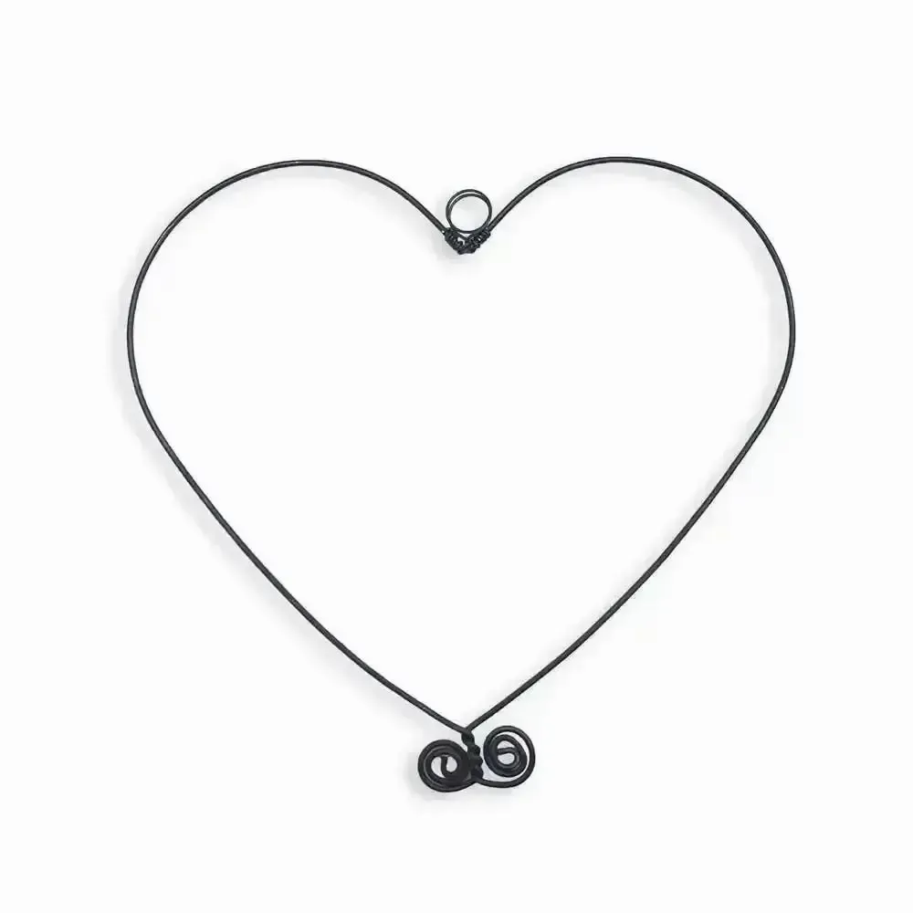 Children's bedrooms - Trio of Variegated Hearts wire wall decoration - BIJOUX DE MUR