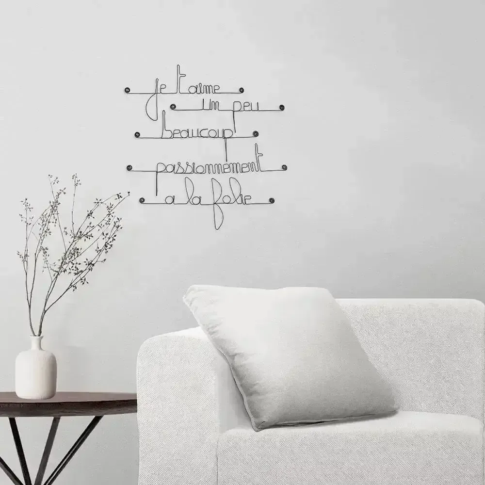 Other wall decoration - Love Themed Wall Decor - "I love you, ..." - BIJOUX DE MUR