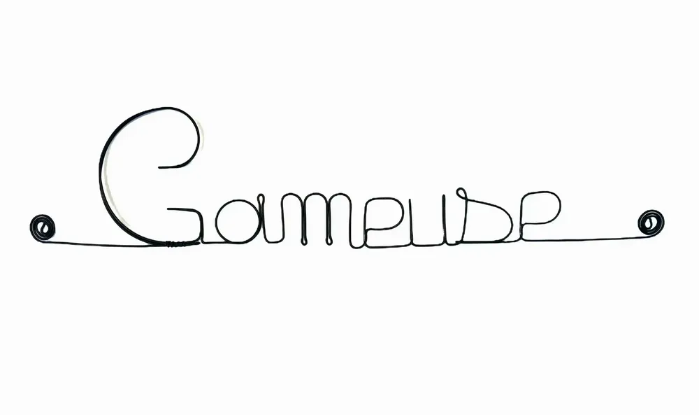 Other wall decoration - Wire Wall Decoration " Gameuse” - to pin - BIJOUX DE MUR