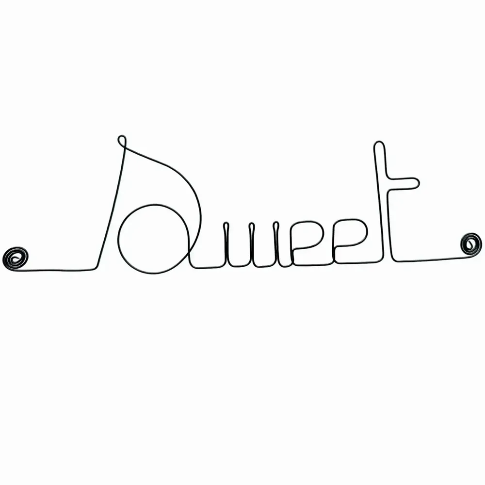 Other wall decoration - Wire Wall Decoration\" Sweet\” - to pin - Wall Jewelry - BIJOUX DE MUR