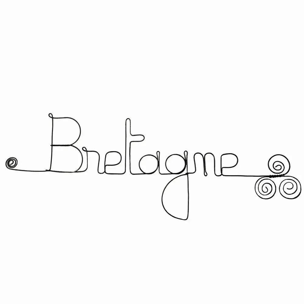 Gifts - Wire Wall Decoration\" Brittany\” - to pin - BIJOUX DE MUR