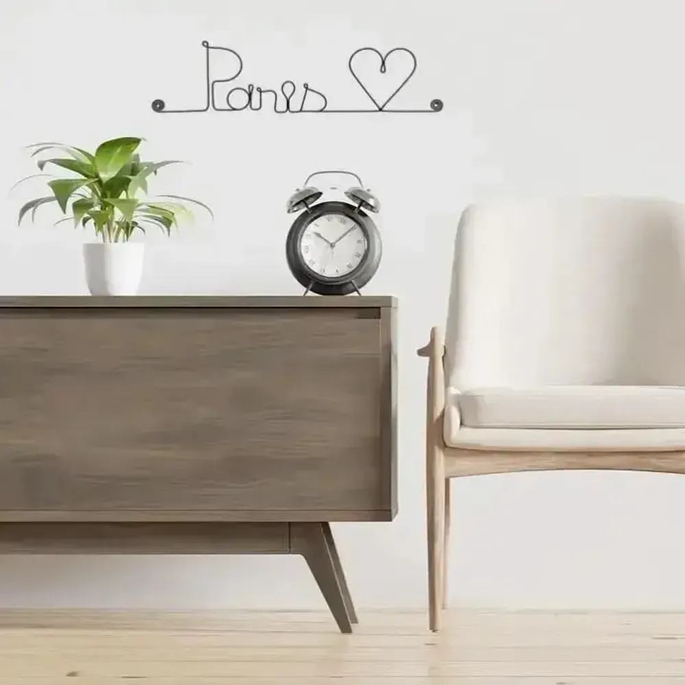 Gifts - Wire Wall Decoration - City -\" Paris\ "” - to be pinned - BIJOUX DE MUR