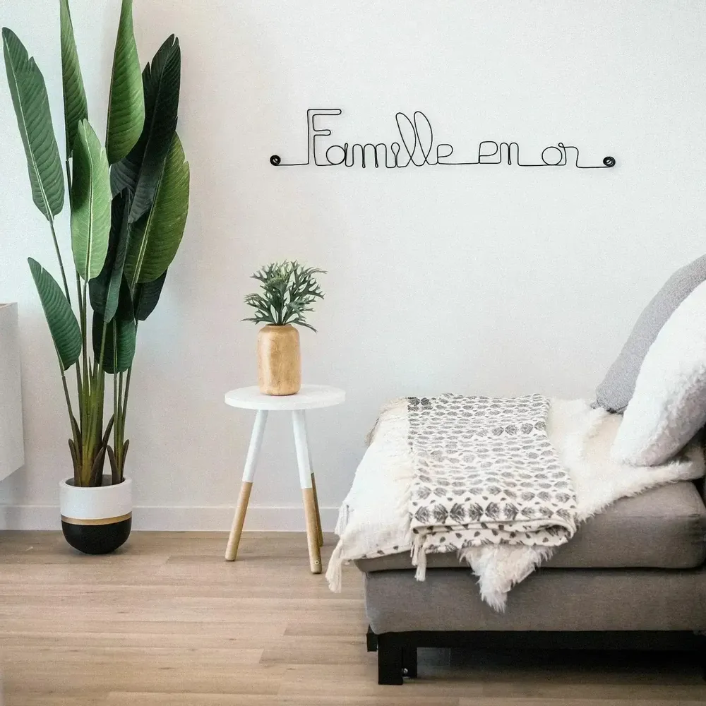 Other wall decoration - Golden Family Wire Wall Decoration - pinnable - BIJOUX DE MUR