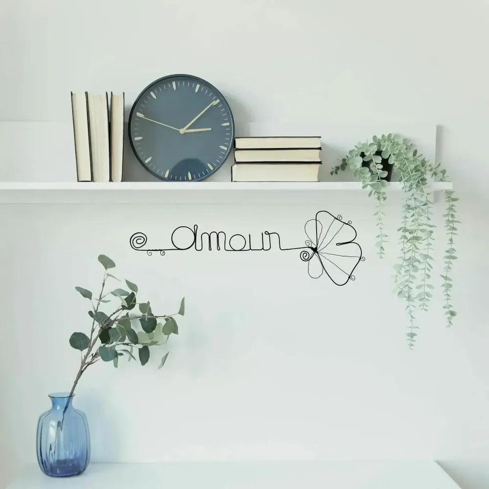 Other wall decoration - Grandfathers' Day "Daddy I love you" - in Wire - BIJOUX DE MUR