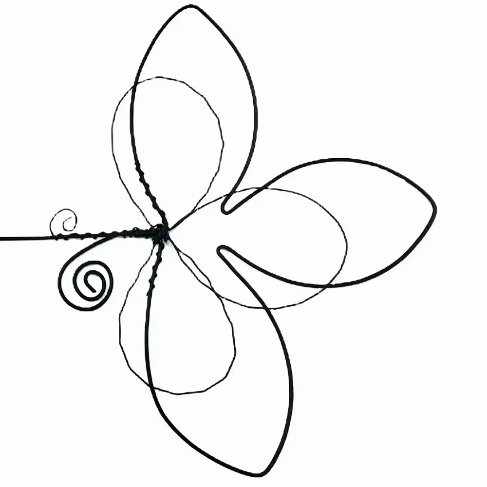 Other wall decoration - Fleur de Lys - "Love" - ​​Wire wall decoration - BIJOUX DE MUR