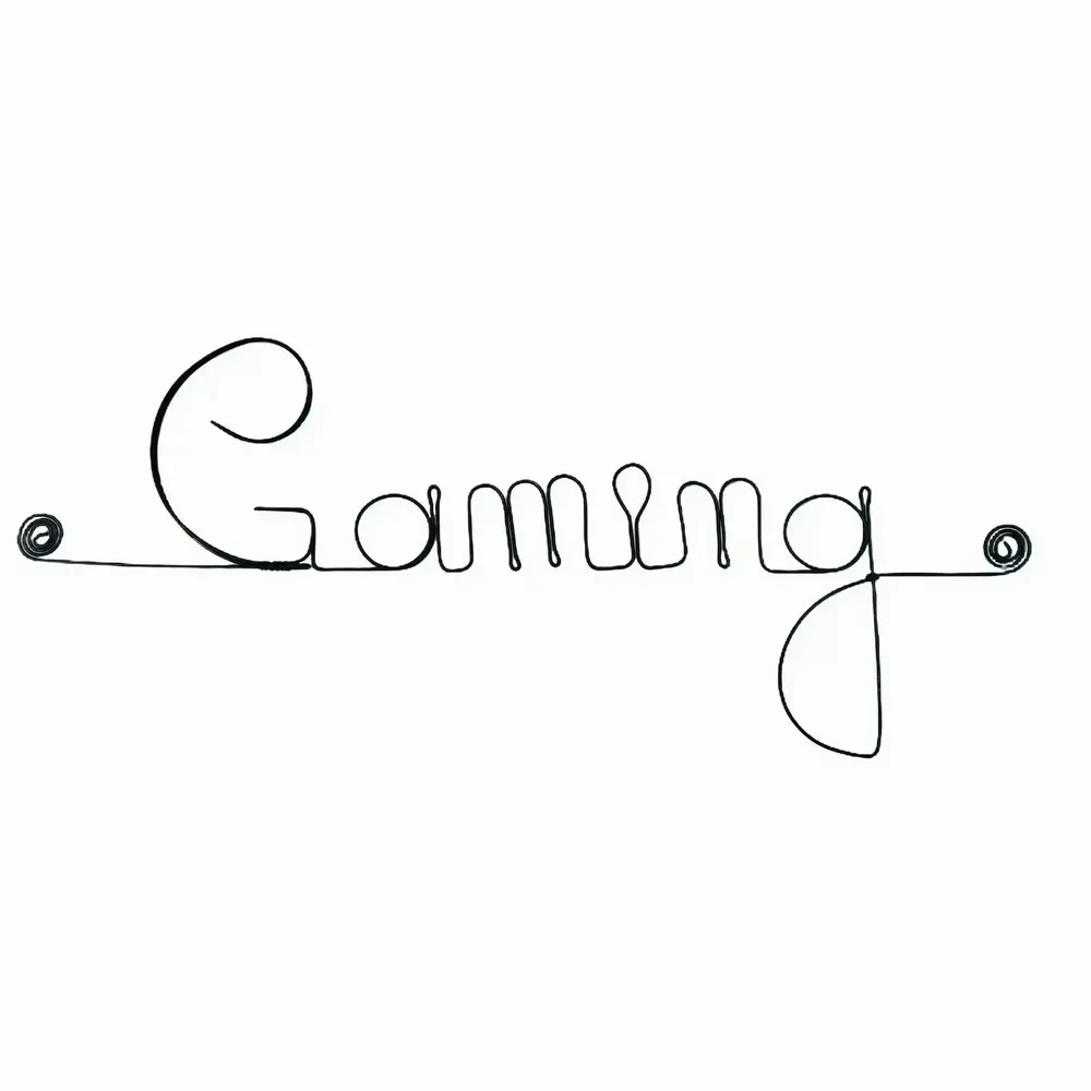 Other wall decoration - Wire Wall Decoration " Gaming ” - to pin - Wall Jewelry - BIJOUX DE MUR