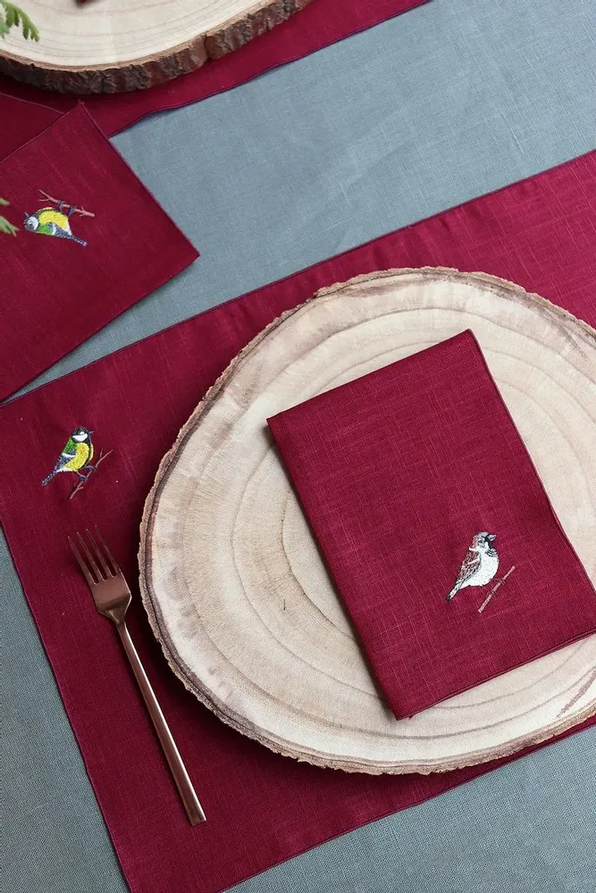 Table linen - Linen Placemat | UCCELLINI - GIARDINO SEGRETO