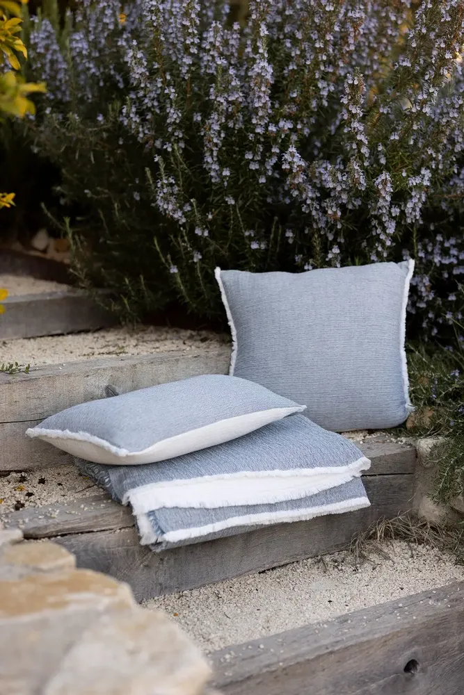 Linge de lit - Jeté Emilio Pacific 260 x 260 - MAISON VIVARAISE - SDE VIVARAISE WINKLER