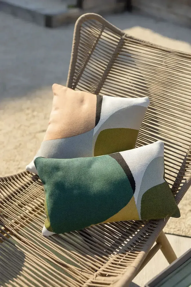 Cushions - Outdoor cushion Leana Moka 45 X 45 - MAISON VIVARAISE - SDE VIVARAISE WINKLER