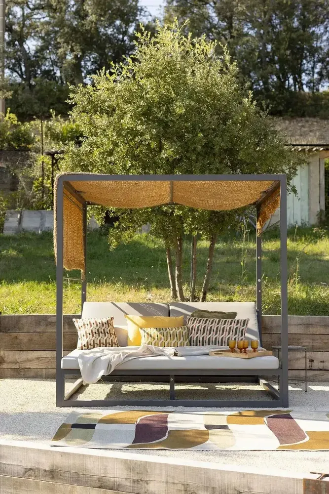 Coussins - Coussin Kali outdoor Dragée 40 x 65 - MAISON VIVARAISE - SDE VIVARAISE WINKLER