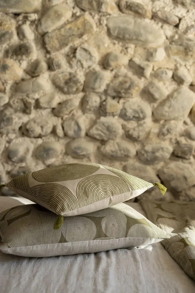 Coussins - Coussin imprimée Tito Naturel 30 x 50 - MAISON VIVARAISE - SDE VIVARAISE WINKLER