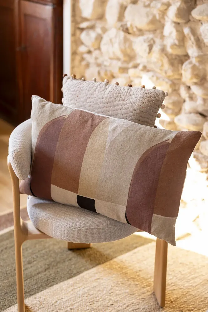 Coussins - Coussin Zeff Kali Naturel 40 x 65 - MAISON VIVARAISE - SDE VIVARAISE WINKLER