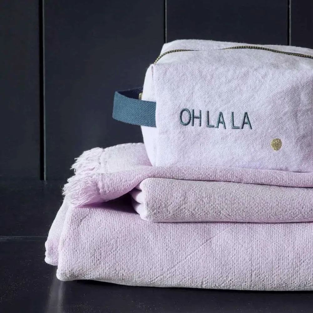 Bath towels - Hand Towel Luna Lilas 50 X 100 - LA CERISE SUR LE GATEAU