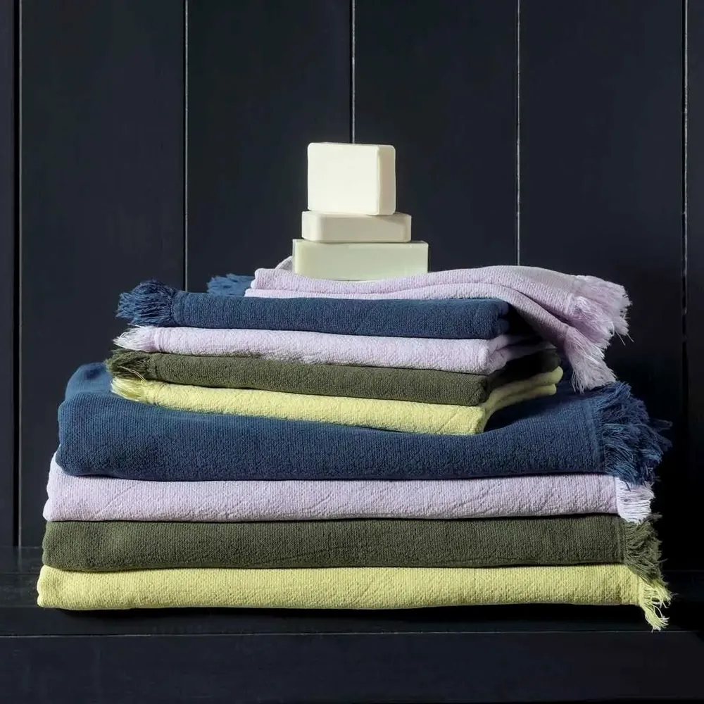 Bath towels - Hand Towel Luna Lilas 50 X 100 - LA CERISE SUR LE GATEAU