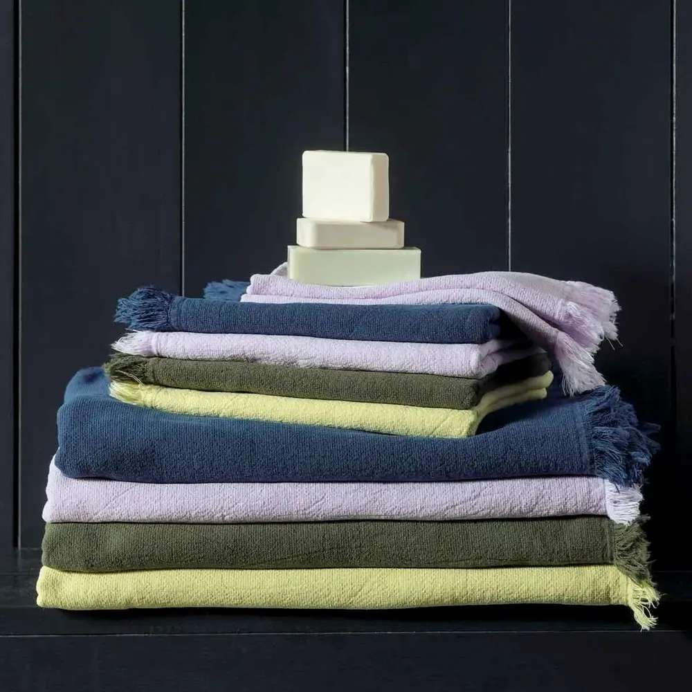 Bath towels - Set of 2 Guest Towels Luna Midnight 30 X 50 - LA CERISE SUR LE GATEAU