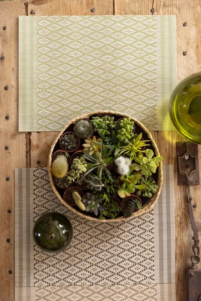Table cloths - Placemat Kadra Prairie 33 X 45 - MAISON VIVARAISE - SDE VIVARAISE WINKLER
