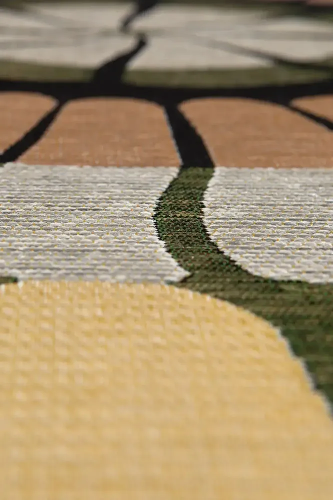 Rugs - Outdoor Rug Zeno Cèdre Diamètre 200 - MAISON VIVARAISE - SDE VIVARAISE WINKLER