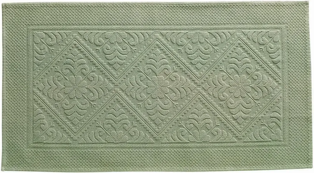 Autres linges de bain - Tapis de bain Enzo Tilleul 54 x 110 - MAISON VIVARAISE - SDE VIVARAISE WINKLER