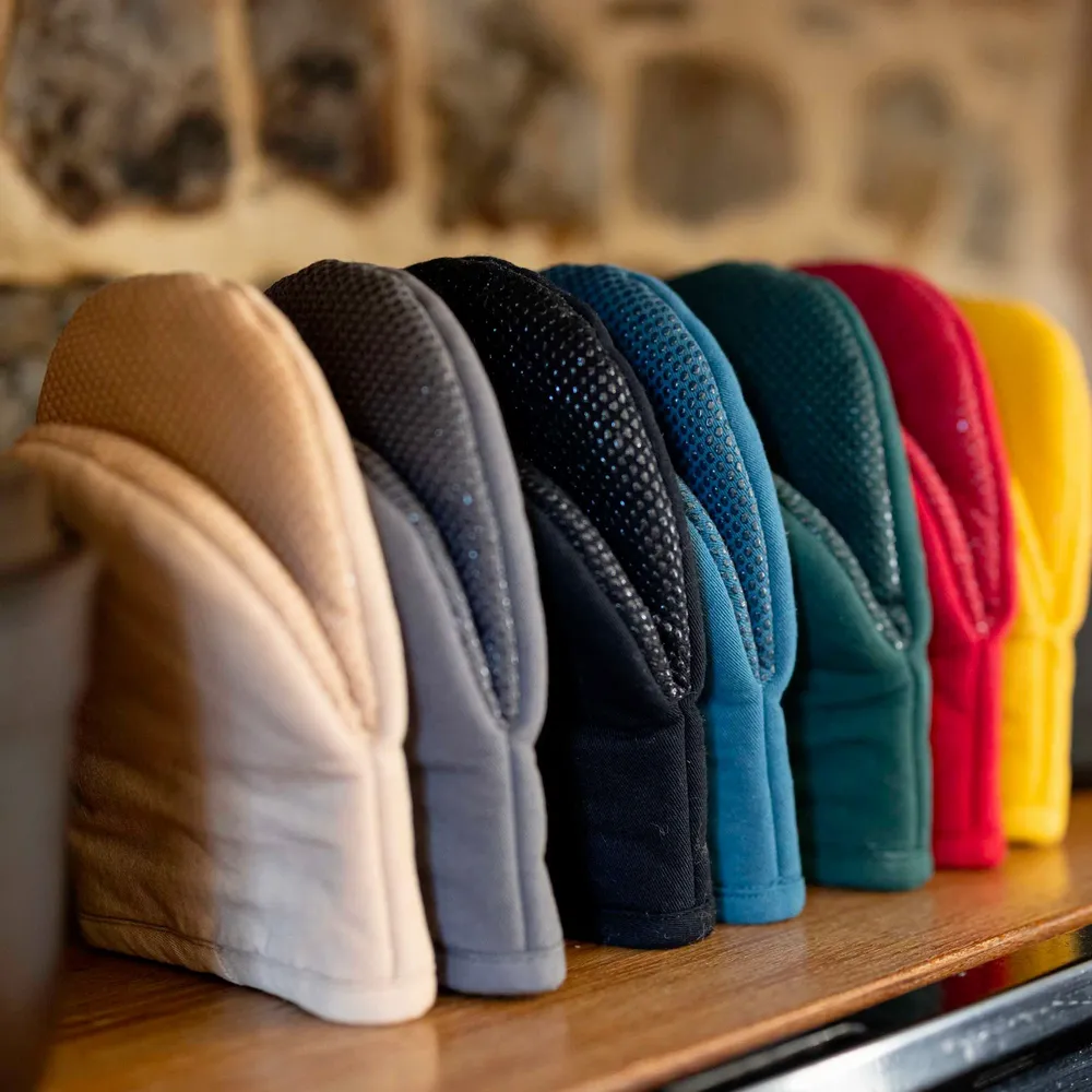 Potholders - Greg mini oven glove Rouge 15 X 20 - MAISON VIVARAISE - SDE VIVARAISE WINKLER