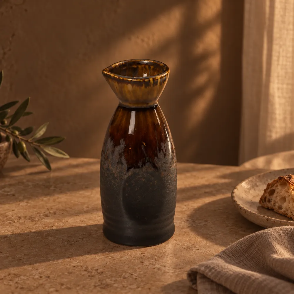 Carafes - La Carafe À Saké Merapi - Brun - BAZAR BIZAR LIVING
