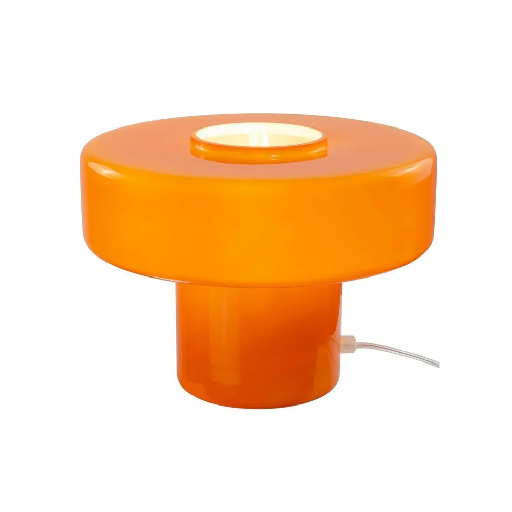 Lampes à poser - Lampe à poser en verre orange, FOZA - C-CRÉATION | BOUDET