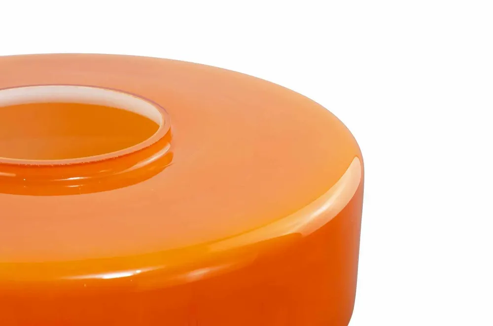 Lampes à poser - Lampe à poser en verre orange, FOZA - C-CRÉATION | BOUDET