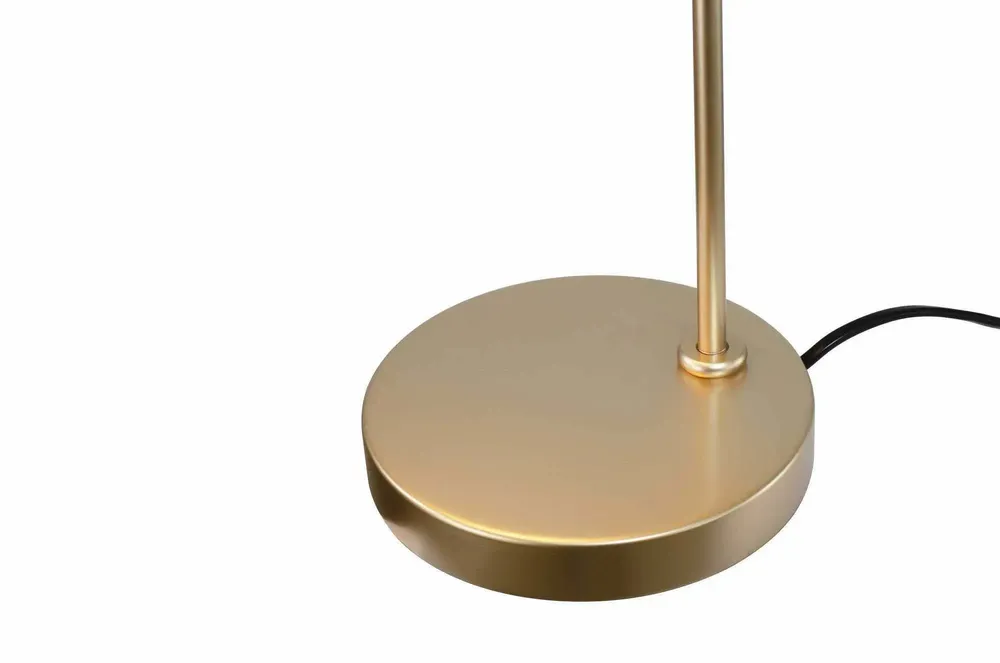 Table lamps - White ceramic and rose-gold metal table lamp, CLARIS - C-CRÉATION | BOUDET