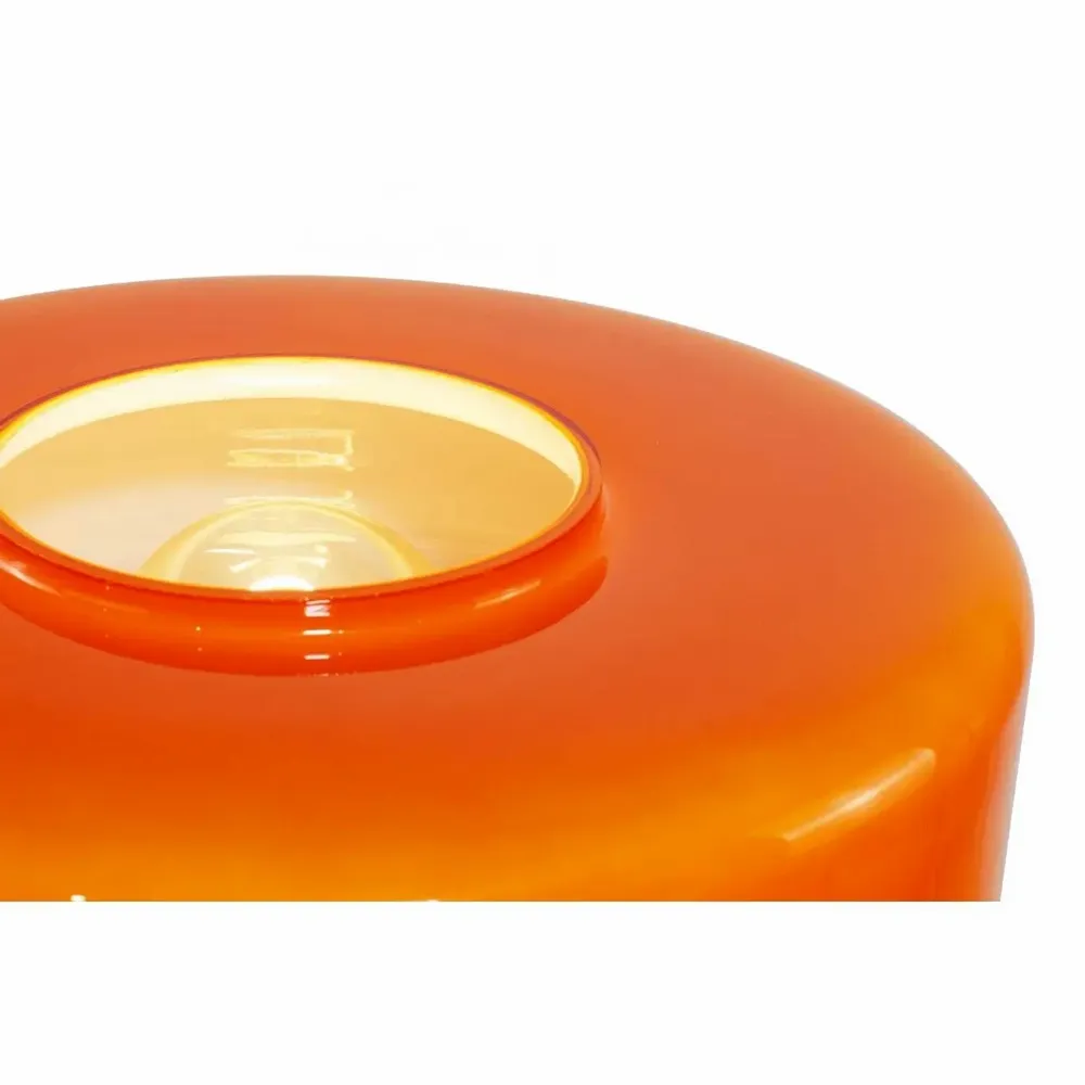Lampes à poser - Lampe à poser XXL en verre orange, FOZA MAXI - C-CRÉATION | BOUDET