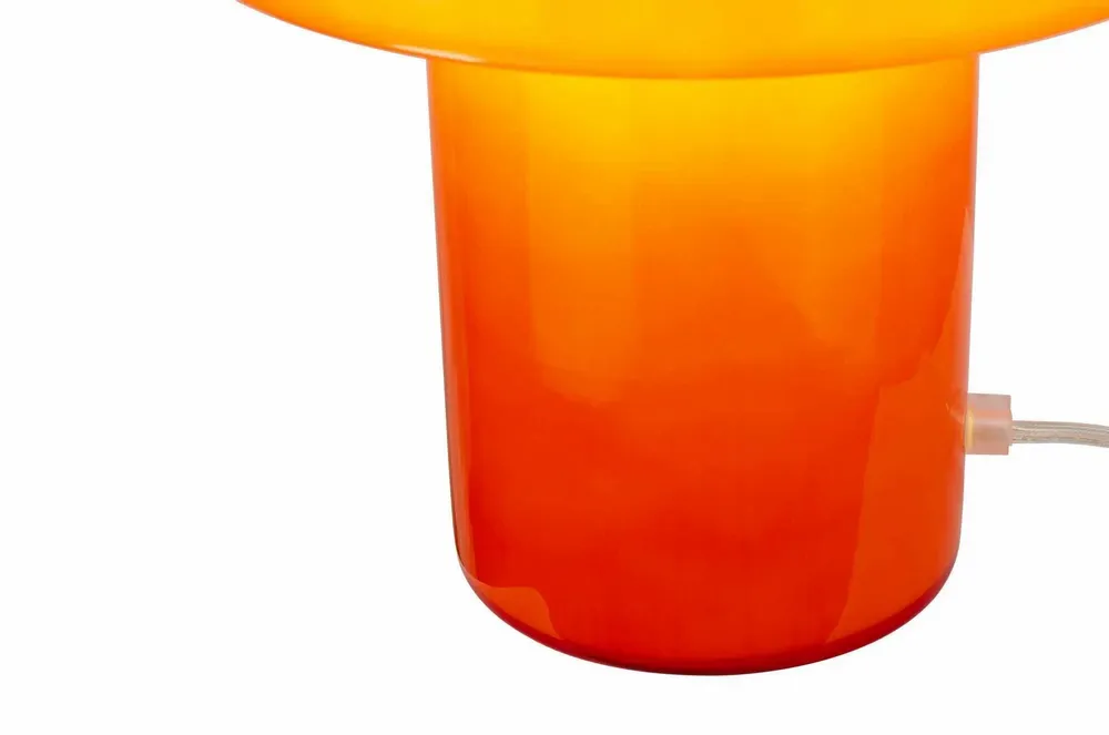 Lampes à poser - Lampe à poser en verre orange, MISSA - C-CRÉATION | BOUDET