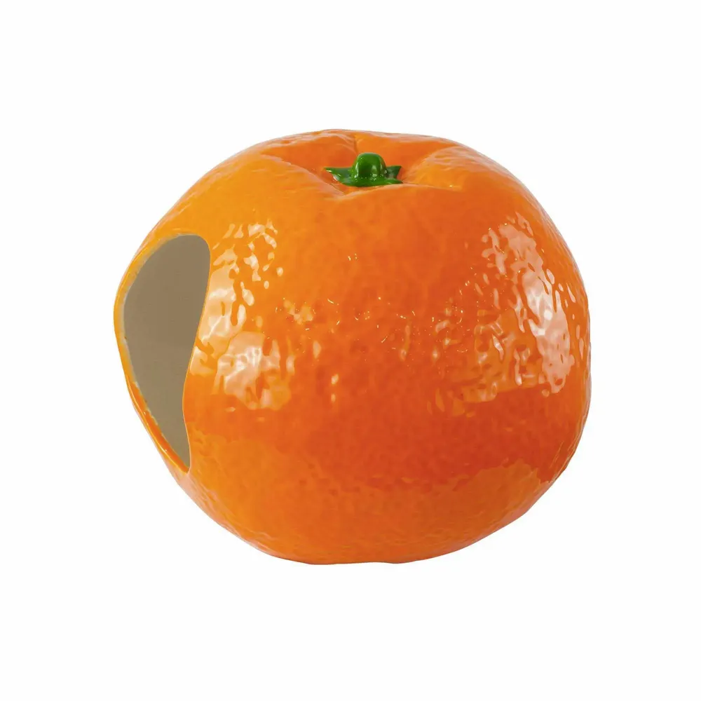 Lampes à poser - Lampe à poser en céramique orange forme fruit, NARAN - C-CRÉATION | BOUDET