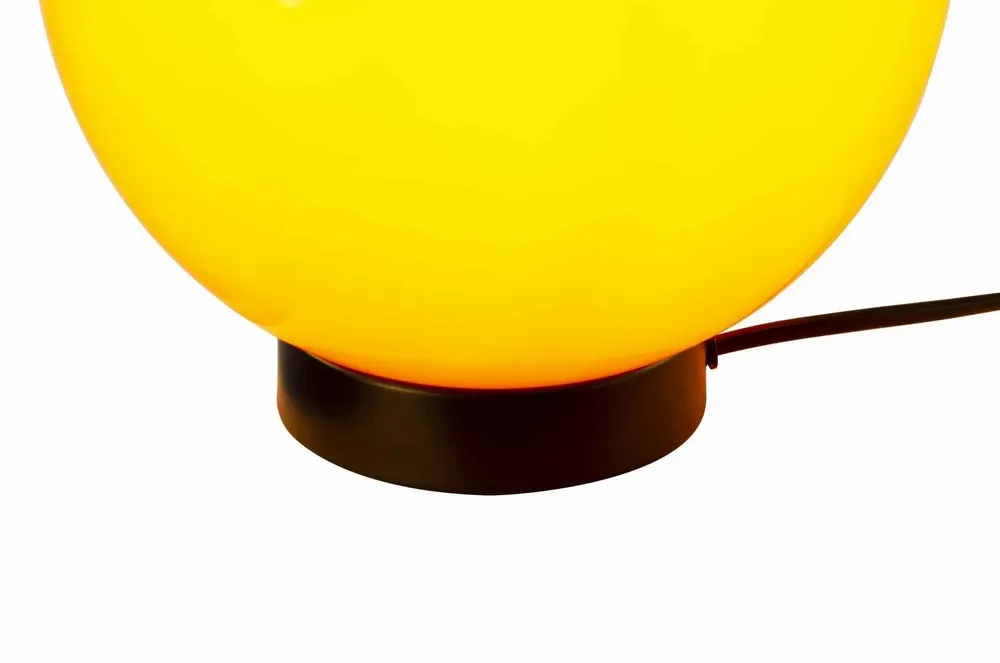 Lampes à poser - Lampe à poser en verre orange et métal, SILÉA - C-CRÉATION | BOUDET