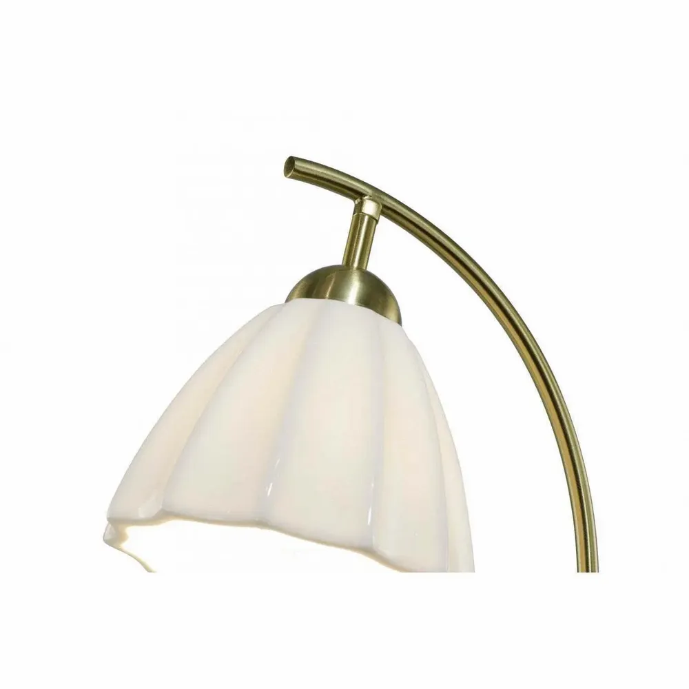 Lampes à poser - Lampe à poser en céramique blanche, métal et marbre, NALIA - C-CRÉATION | BOUDET