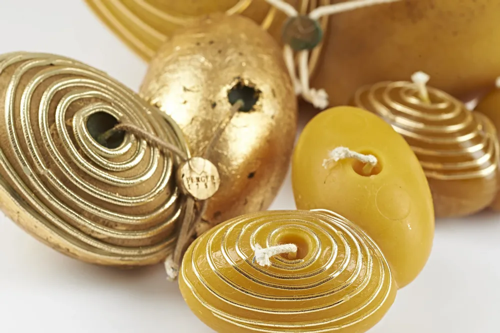 Candles - Golden Heart Energy Candle - PERGER 1757