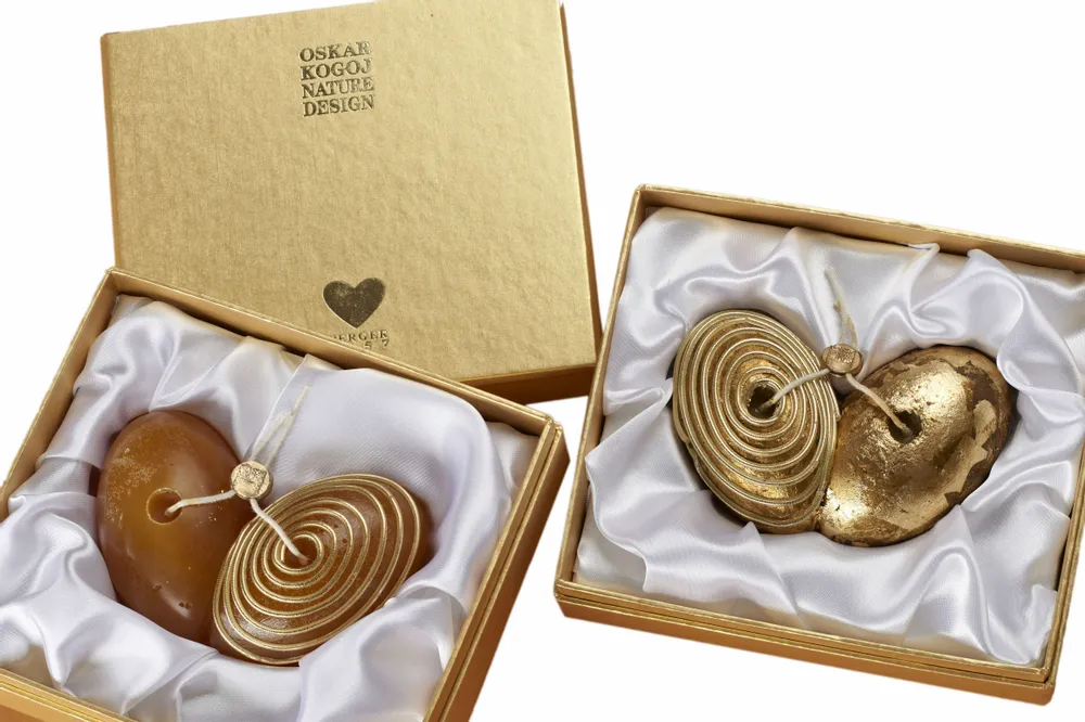 Candles - Golden Heart Energy Candle - PERGER 1757