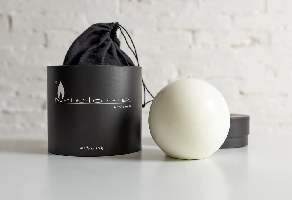 Candles - MELORIA BALL CLASSIC - Lacquered sphere candles - GRAZIANI
