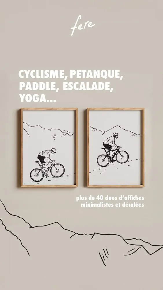Affiches - COLLECTION DE DUO D'AFFICHES - DIPTYQUES SPORTIFS - FERE