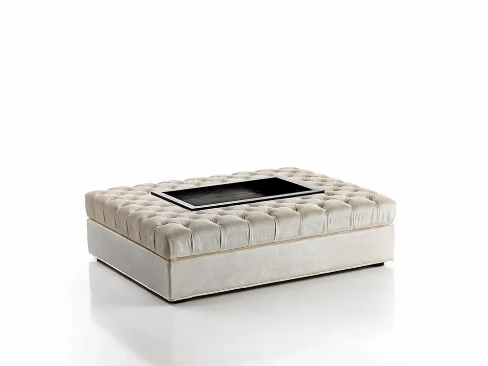Ottomans - RICHMOND POUF CAPITONNÉ - SIWA SOFT STYLE HOME