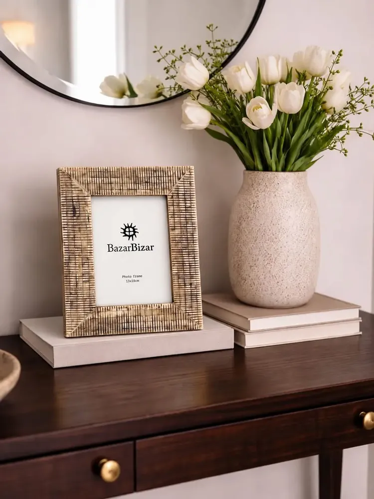 Cadres - Le Desert Weave Frame - Antique - 13x18 - BAZAR BIZAR LIVING