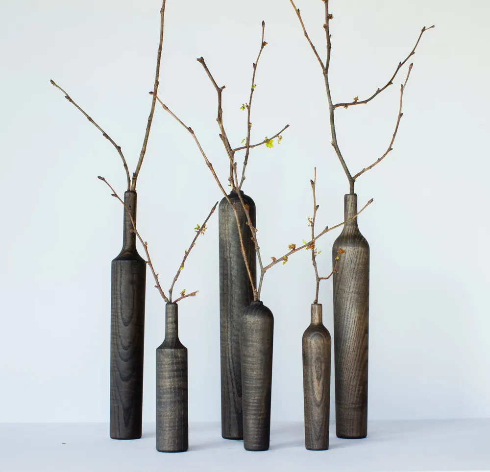 Floral decoration - Wooden Vase - WOODEN STORY